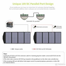 Fotovoltaický panel Allpowers AP-SP-029-BLA 140W - nový - 3