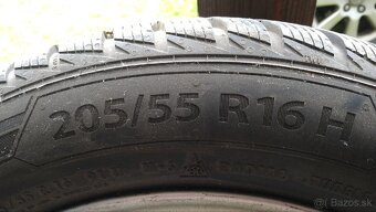 Zimné pneumatiky na alu diskoch Barum 205/55 R16 Polaris 5 H - 3