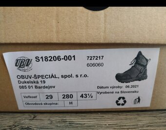 Taktická obuv - BOSP Taras vysoké č.43,5 - 3