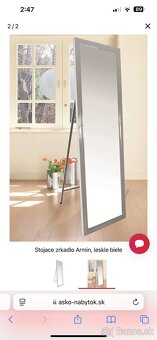 Zrkadlo s bielym rámom - 3