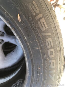 zimne pneumatiky 215/60R17 - 3