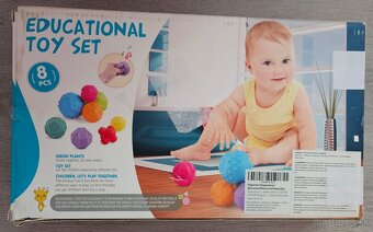 Senzorické loptičky - 8 ks - 3