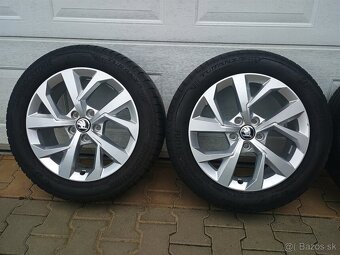 Orig. sada Audi, VW, Škoda, Seat 5x112 R17 + pneu 215/55 R17 - 3
