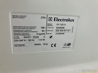Predám kombinovanú chladničku Elektrolux - 3