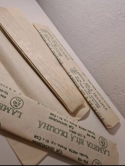 Retro lametty / pozlátka, ozdoba na stromček - 3