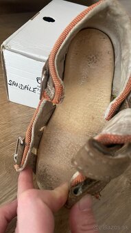 Detské sandále kožené, veľ. 27 - 3