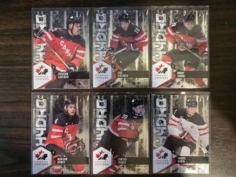 Predám hokejové kartičky Team Canada Hydro foil set - 3