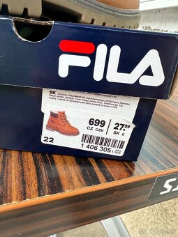 detské topánky Fila, veľkosť 22 - 3