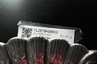 Starý popolník striebro - 3