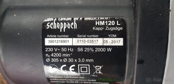Pokosova pila Scheppach HM 305 L - 3
