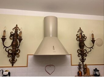 Vintage nástenná lampy- bronz - 3
