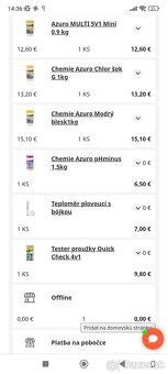 Predám nový bazén s príslušenstvom priemer 3.6m - 3