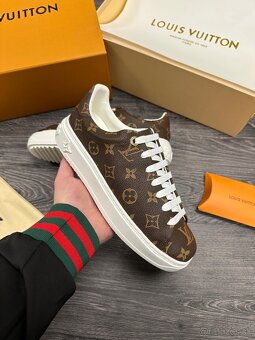 Louis Vuitton tenisky zenske hnede full box - 3