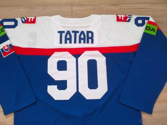 Hokejový dres Slovensko - Tatar - úplne nový - 3