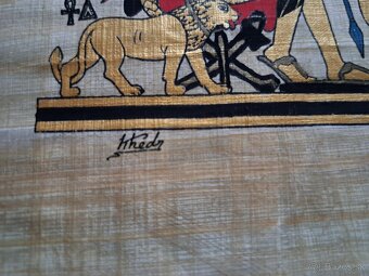 Egyptská maľba, papyrus, Autor: Khedr - 3
