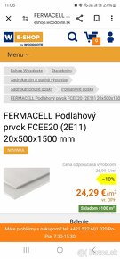 Podlahové dielce Rigidur E20 20x1500x500 mm, 0,75 m2 3ks. - 3