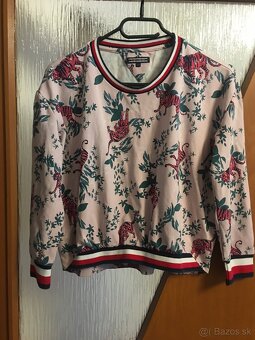 TOMMY HILFIGER originál dámske mikinkove/tricko S - 3