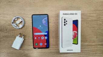 Samsung Galaxy A52 5G white - 128GB/6GB RAM – ako nový + zár - 3