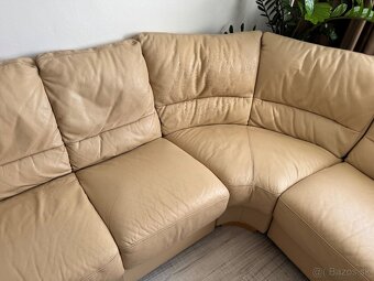 Kožená sedačka L - 3