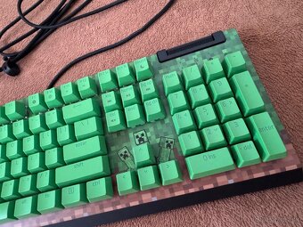 Minecraft klávesnica Razer BlackWidow V4 X Green Switch - 3
