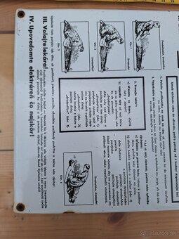 Smaltovaná tabula prvá pomoc - 3