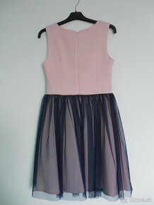 Modro ružové šaty - 3