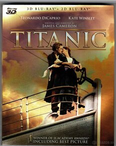 Blu-ray 3D + 2D Titanic (1999) - rozbalené - 3
