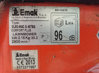 predam benzinovu kosacku oleo mac g48 tbq comfort plus - 3