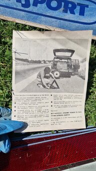 Retro trojuholník bezpečnostný - 3