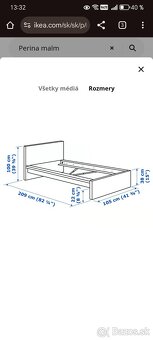 Postel MALM IKEA - 3