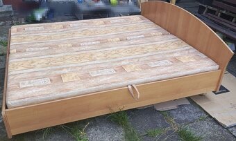 Manželska postel' s úložným priestorom, ŠхHхV 202х180х75 cm - 3