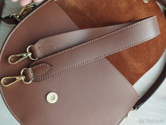 Kožená crossbody kabelka Zn. Lubive - 3
