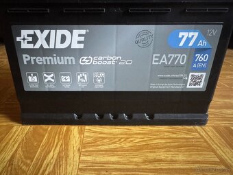 Exide 77Ah 760A - 3