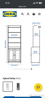 Ikea Hauga police s dvierkami - 3
