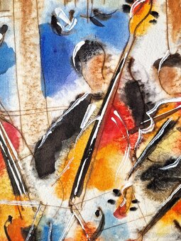 Michael Rosenwein - Koncert c mol (Akvarel), figurativne um. - 3