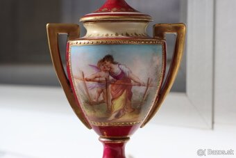 Starožitná porcelánová amfora Alt Wien - 3