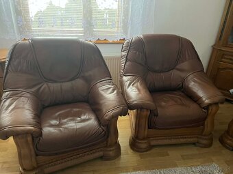 Kožená sedacia súprava - 3