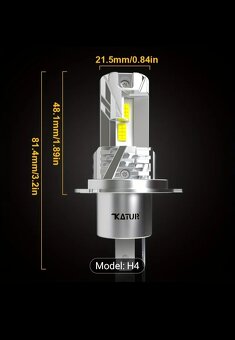 Prémiové led H4 - 3