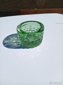 Miska zelené sklo - 3