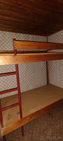Dvojposchodovú kovovú posteľ- dvojpodlažná posteľ - 3