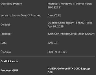 Herny notebook Acer Predator Helios 300 (i9 + RTX 3080) - 3