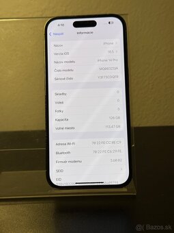 Predám Apple iPhone 14 PRO 128GB Gold Známky opotrebovania - 3