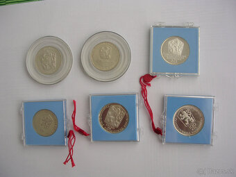 Pamätné strieborné mince ČSSR Proof 1966 - 1988 - 3