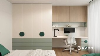 RADO | Rezidencia Karpatská (C.1F), 3i byt 87 m2, predzáhrad - 3
