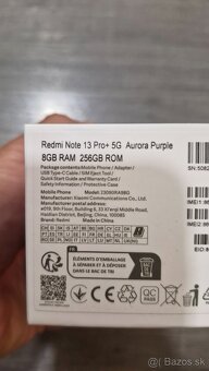 Xiaomi redmi note 13 pro+ 8/256GB zaruka Nay - 3
