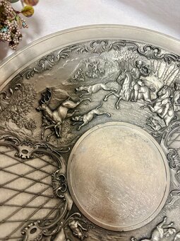 Stará Nemecka cinova ryta misa značená - 3