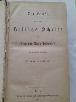 Kniha Biblia prekladu Dr Martina Luthera TOP - 3