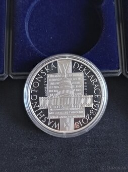 Strieborné mince 100. Výročie Československo - PROOF - 3