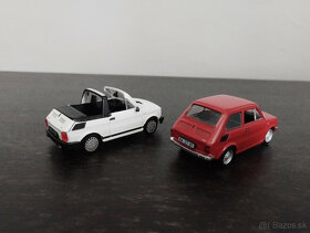 2x Legendarne automobily 1:43 polski Fiat 126p a 126p Bosmal - 3