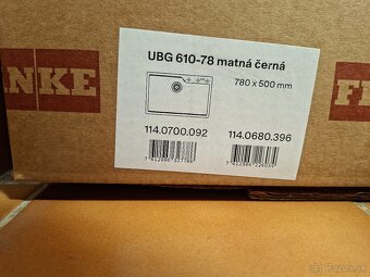 kuchynský granitový drez FRANKE matná čierna - 3